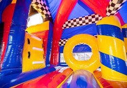 Cuscino multigioco super air in tema formula 1 con sopra auto da corsa in vendita per bambini