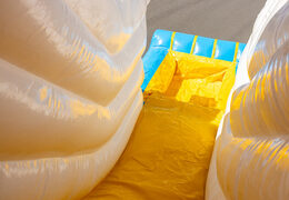 Ordina il castello gonfiabile multigiocatore super gonfiabile a tema unicorno per bambini con molti colori