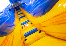 Ordina l'acquascivolo gonfiabile Waterslide D22 Hawaii con tema tropicale