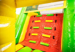 Ordina un percorso ad ostacoli gonfiabile di 13 metri a tema Giungla per bambini. Acquista ora i percorsi ad ostacoli gonfiabili online su JB Gonfiabili Italia