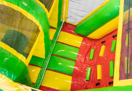 Acquista  un percorso a ostacoli gonfiabile Giungla lungo 13 metri per bambini. Ordina ora i percorsi ad ostacoli gonfiabili online su JB Gonfiabili Italia