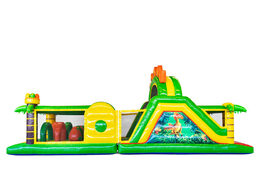 Ordina un castello gonfiabile di 13 metri a tema Dino per bambini. Acquista ora i percorsi ad ostacoli gonfiabili online su JB Gonfiabili Italia