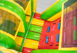 Acquista  un percorso a ostacoli gonfiabile Dino lungo 13 metri per bambini. Ordina ora i percorsi ad ostacoli gonfiabili online su JB Gonfiabili Italia