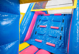 Acquista percorso ad ostacoli gonfiabile da 13 metri a tema Fenicottero per bambini. Ordina ora i percorsi ad ostacoli gonfiabili online su JB Gonfiabili Italia