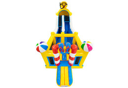 Ottieni subito online la tua diapositiva 4 in 1 in tema Rubber Duck. Ordina gli scivoli gonfiabili da JB Gonfiabili Italia