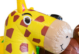 Ordina il castello gonfiabile Mini Multiplay gonfiabile a tema Giungla per bambini. Acquista castelli gonfiabili gonfiabili da JB Gonfiabili Italia