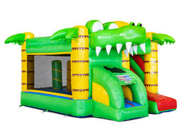 Mini castello gonfiabile gonfiabile Multiplay a tema Crocodil in vendita su JB Inflatables. Ordina i buttafuori gonfiabili da JB Gonfiabili Italia