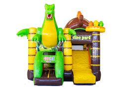 Ordina il castello gonfiabile coperto Mini Multiplay gonfiabile con scivolo a tema Dino per bambini. Acquista ora buttafuori gonfiabili su JB Gonfiabili Italia