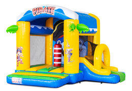 Vendo castello gonfiabile con scivolo e oggetto da gioco