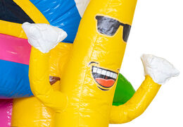 Ordina la festa estiva del castello gonfiabile multi scatola gonfiabile