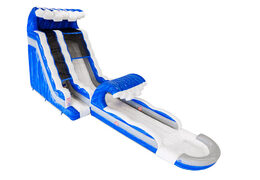 Acquista acquascivolo gonfiabile in blu, bianco, argento
