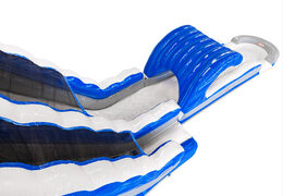 Ordina uno scivolo acquatico gonfiabile in blu, bianco, argento