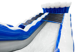 Acquista acquascivolo gonfiabile con vasca in blu, bianco, argento