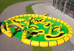 Onde su un gioco di castelli gonfiabili