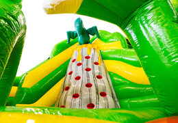 Torre di arrampicata nella casa gonfiabile Slideworld dino