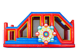 Modulo percorso ad ostacoli Base Jump con tema rollercoaster