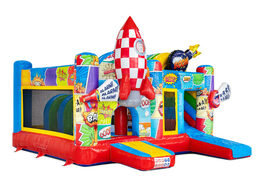 Rosso blu giallo razzo bomba tema fumetto multiplay