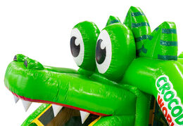 Figura 3D su scivolo Combo Doubleslide con tema testa di coccodrillo