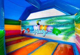 Acquista online il castello gonfiabile coperto Slide Combo Dubbelslide con tema Summer Party da JB