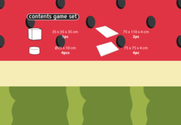 Contenuto del set di gioco Softplay in tema di Fenicottero - Hawaii da acquistare presso JB