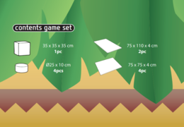 Contenuto del set di gioco Softplay in tema di Giungla - Dinosauro da acquistare presso JB