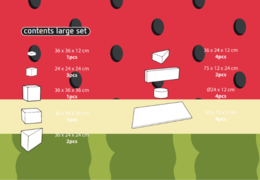 Contenuto del set Large Softplay in tema di Fenicottero - Hawaii acquistare online