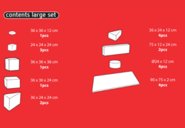 Acquista online il contenuto del set Softplay Large a tema Montagne Russe