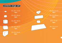Acquista online il contenuto del set Softplay Large a tema Standard