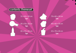 Contenuto del set tematico Softplay in tema fumetto ordinare online presso JB