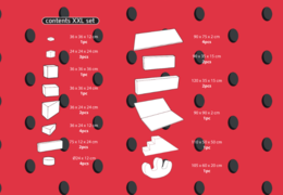 Ordina online il contenuto del set Softplay XXL a tema Fenicottero - Hawaii da JB Inflatables a Meppel