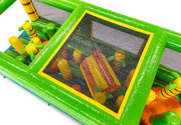 Modulo "Pillar Dodger" percorso ad ostacoli modulare, colonne e tunnel da assemblare autonomamente