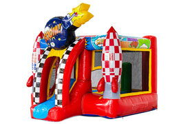 Ordina il castello gonfiabile Midi Bounce in stile fumetto online su JB Inflatables