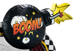 Percorso a ostacoli gonfiabile sorprendente con un tema Comic vivace