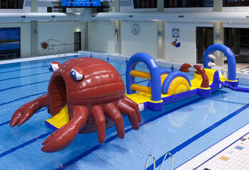 Spettacolare corsa a ostacoli a tema granchio con ostacoli impegnativi per grandi e piccini. Acquista ora giochi gonfiabili in piscina online su JB Gonfiabili Italia