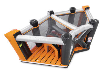 Mega gonfiabile 40 pezzi giga modulare Gate Corner corso d'assalto per bambini. Ordina ora i percorsi ad ostacoli gonfiabili online su JB Gonfiabili Italia