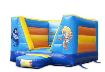 Acquista un piccolo castello gonfiabile aperto a tema mondo marino per bambini. Ordina ora i castelli gonfiabili su JB Gonfiabili Italia online