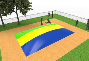 Acquista airmountain gonfiabile di colore verde-giallo-blu per bambini. Ordina ora gli airmountain gonfiabili online su JB Gonfiabili Italia