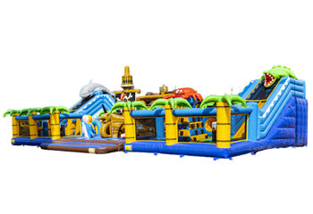 Grande parco giochi gonfiabile JB Inflatables a tema mondo marino