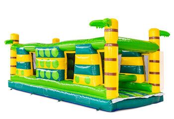 Modulo percorso ad ostacoli Gate Dodger con palma nel tema del coccodrillo