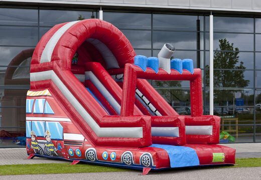 Acquista uno scivolo gonfiabile con il tema Vigili del fuoco