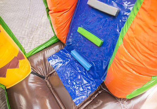  Acquistare un gioco gonfiabile multiattività con scivolo e ostacoli con il tema dinosauro