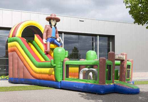 Scivolo gonfiabile multifunzionale a tema spiaggia con piscina per bambini, impressionante oggetto 3D, colori freschi e gli ostacoli 3D per i bambini. Acquista ora gli scivoli gonfiabili online su JB Gonfiabili Italia