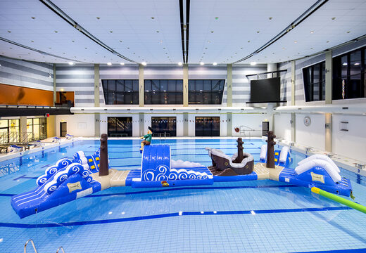 Acquista un doppio percorso ad ostacoli gonfiabile per bambini. Ordina ora le attrazioni acquatiche gonfiabili online su JB Gonfiabili Italia