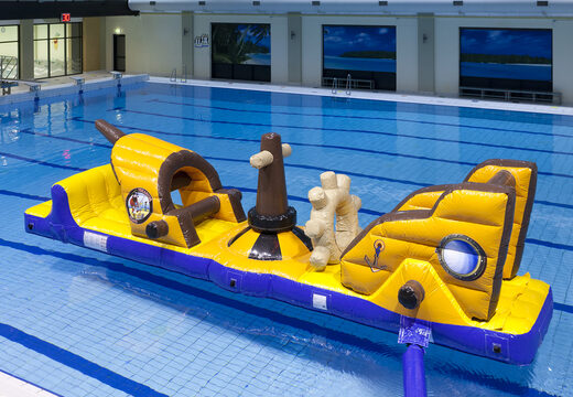 Ordina un corso d'assalto con una nave pirata con oggetti divertenti per grandi e piccini. Acquista ora i percorsi ad ostacoli gonfiabili online su JB Gonfiabili Italia