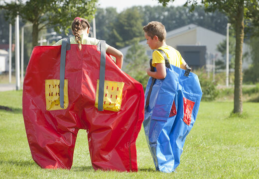 Acquista pantaloni di spugna rossi e blu unici per grandi e piccini. Acquista ora i tuoi articoli gonfiabili online su JB Gonfiabili Italia