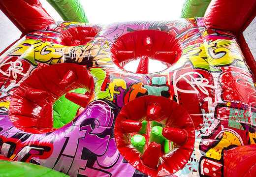 Mega percorso ad ostacoli gonfiabile Stadt Dormund Jugendamt per grandi e piccini. Acquista ora i percorsi ad ostacoli gonfiabili online su JB Gonfiabili Italia