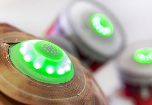 Batteria gonfiabile con sistema di gioco interattivo