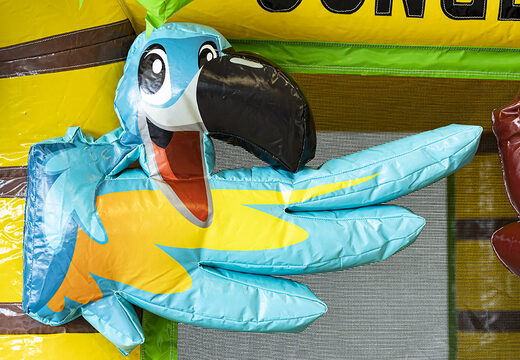 Acquista mini castello gonfiabile multigiocatore gonfiabile a tema giungla con scivolo per bambini. Ordina le castelli gonfiabili online su JB Gonfiabili Italia