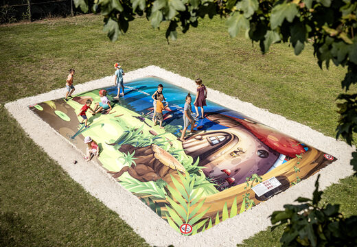 Airmountain gonfiabile a tema fiaba realizzato su misura per i bambini. Acquista airmountains gonfiabili da JB Gonfiabili Italia