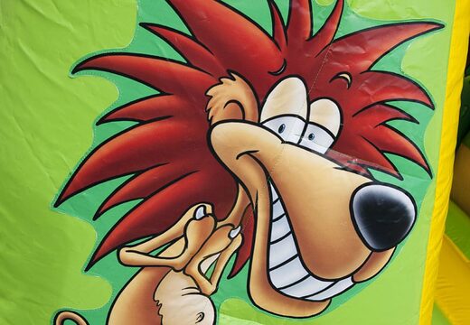 Vendo castello gonfiabile con tetto in tema giungla. Acquista castelli gonfiabili online su JB Gonfiabili Italia